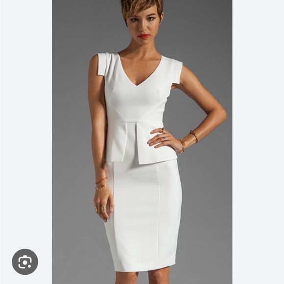 BLACK HALO KEYTON DRESS | “LILY” WHITE | SIZE 2 | Bridal Dress | REVOLVE - Picture 2 of 10